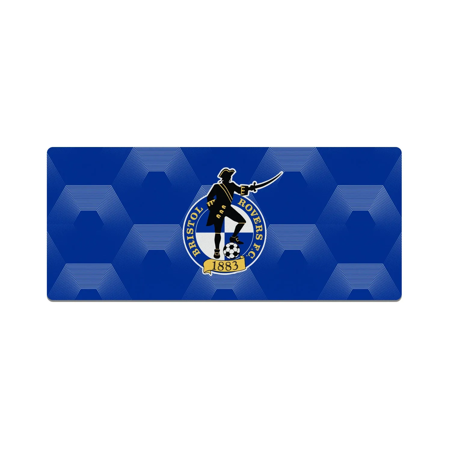 Bristol Rovers Hex Large Desk & Gaming Mat