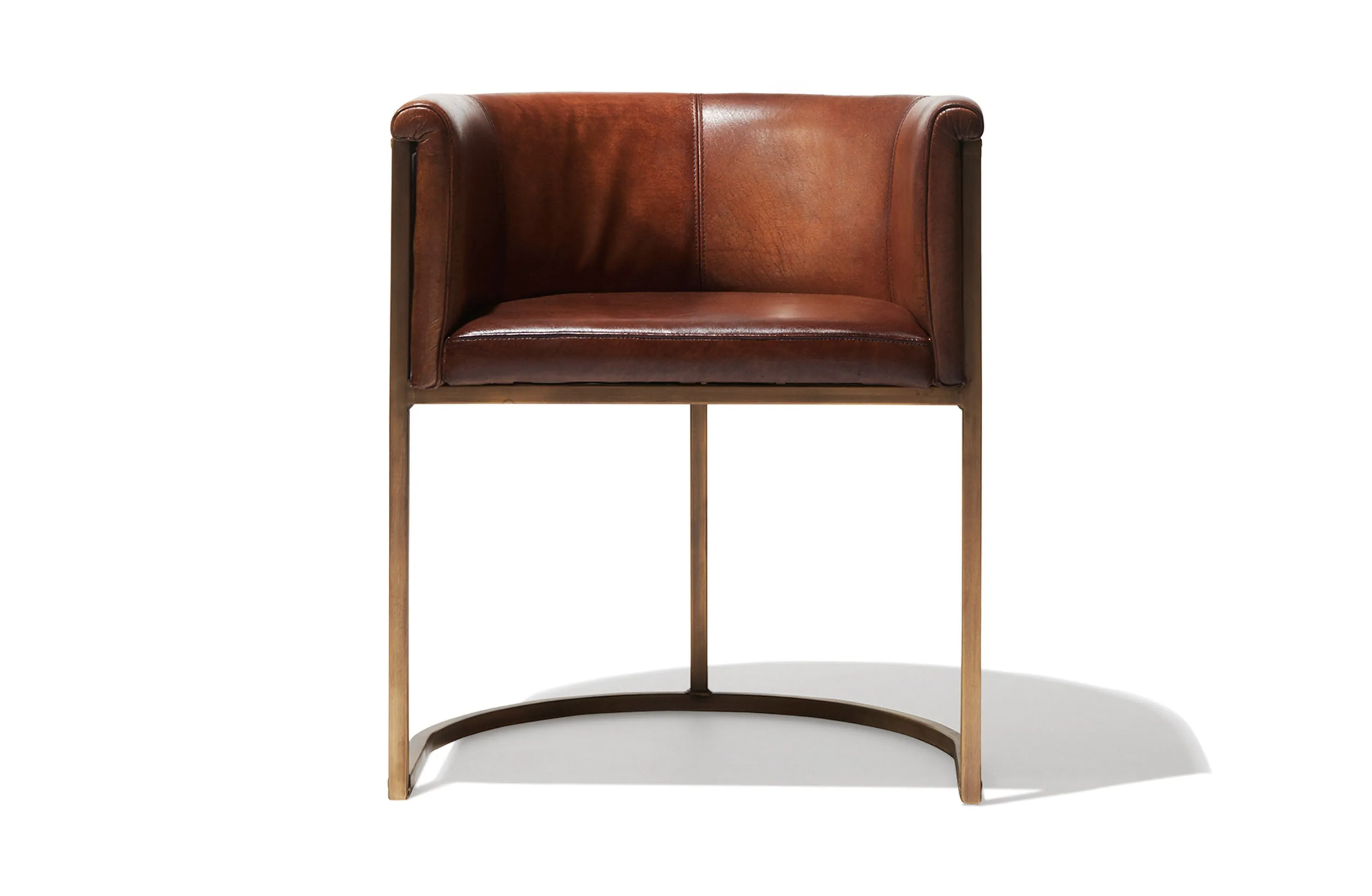 Channel Leather Dining Chair